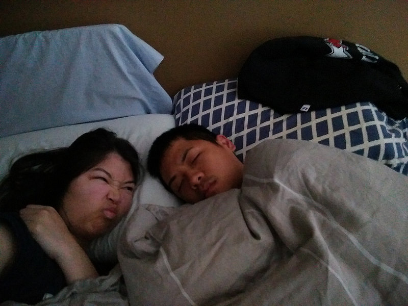 Trevor the bed hog