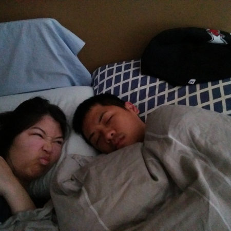 I quickly found out what a bed hog you were